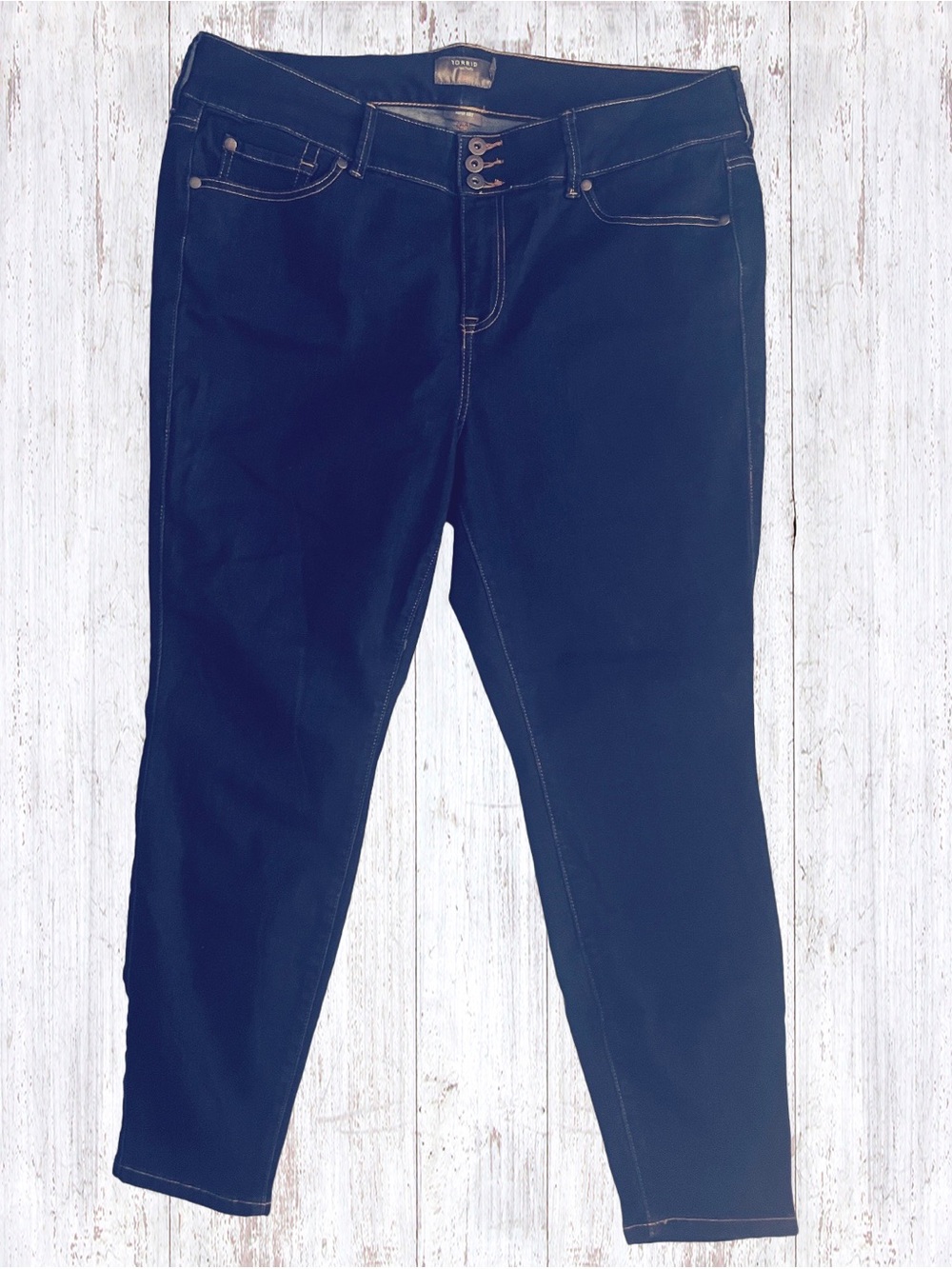 Torrid High Rise Skinny Jeggings Size 20 Short - Picture 10 of 16